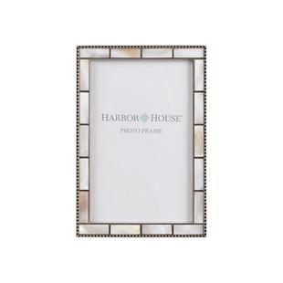 HarborHouse美式家居金属摆台高级感照片贝母珠边相框Bella