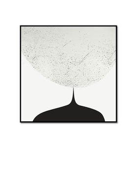 现代意式极简抽象轻奢客厅装饰画