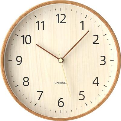 Carroll木质时尚客厅钟表