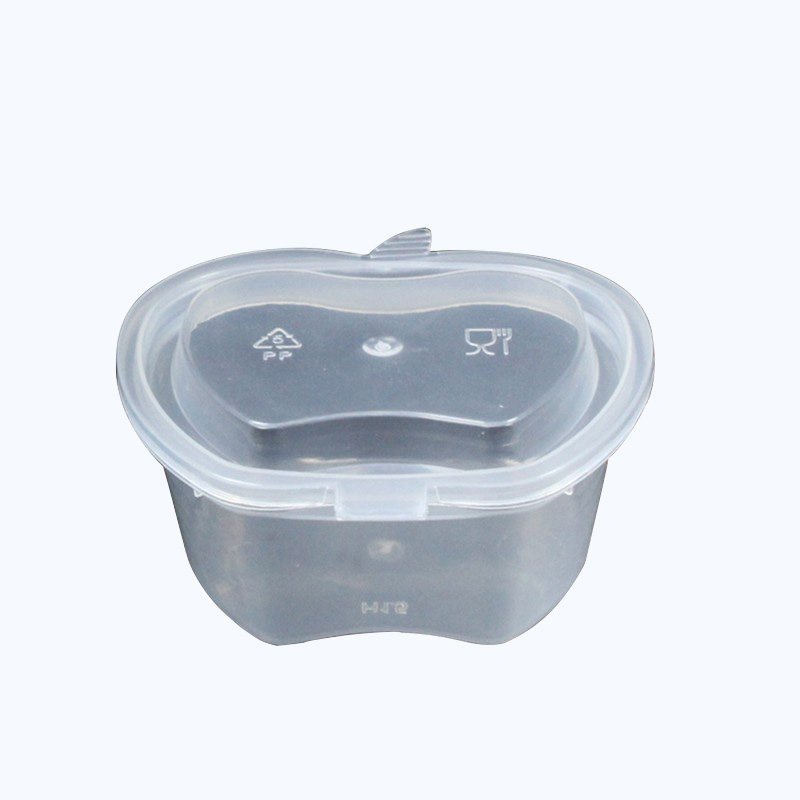 一次性25ml便携迷你苹果型打包盒