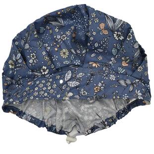 防油烟厨房炒菜做饭帽子女室内家用透气包头套工作防落发卫生花帽