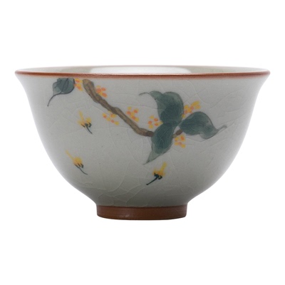 JOJO'SLIFEPD手绘哥窑茶杯开片