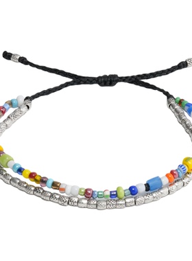 RONINMADE925银男女情侣手链