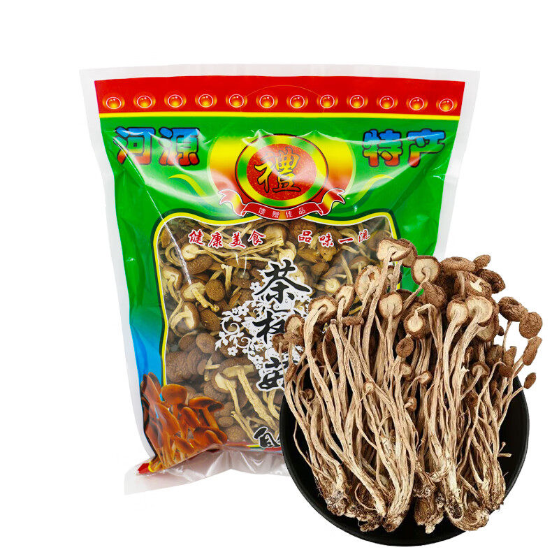 河源农家茶树菇干货袋装