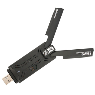 GRIS USB3.0无线网卡WIFI6E千兆Win11免驱动5400Mbps三频双Realtek瑞昱RTL8832CU台式机电脑2.4G/5G/6G物联网