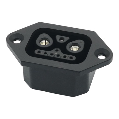 2+1+7连接器电动车锂电池弯插头