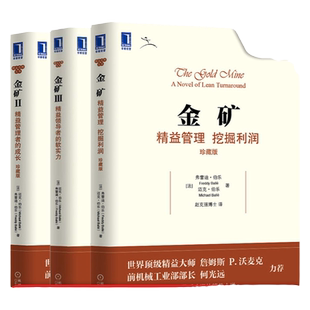 套装 官网正版 精益思想丛书 珍藏版 共3册 金矿 精益管理 挖掘利润 金矿Ⅱ 精益管理者的成长 金矿Ⅲ 精益领导者的软实力