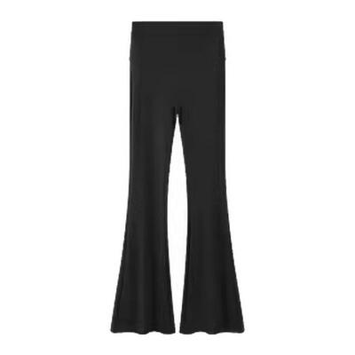 俏盾白色瑜伽喇叭裤女外穿夏薄款