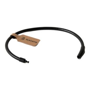 高档原创水染酷黑牛皮手镯手链黑色手绳皮绳简约个性时尚复古男女