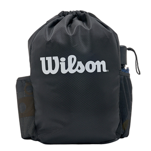 Wilson威尔胜时尚大容量2颗装训练装备球包足球篮球袋束口双肩包