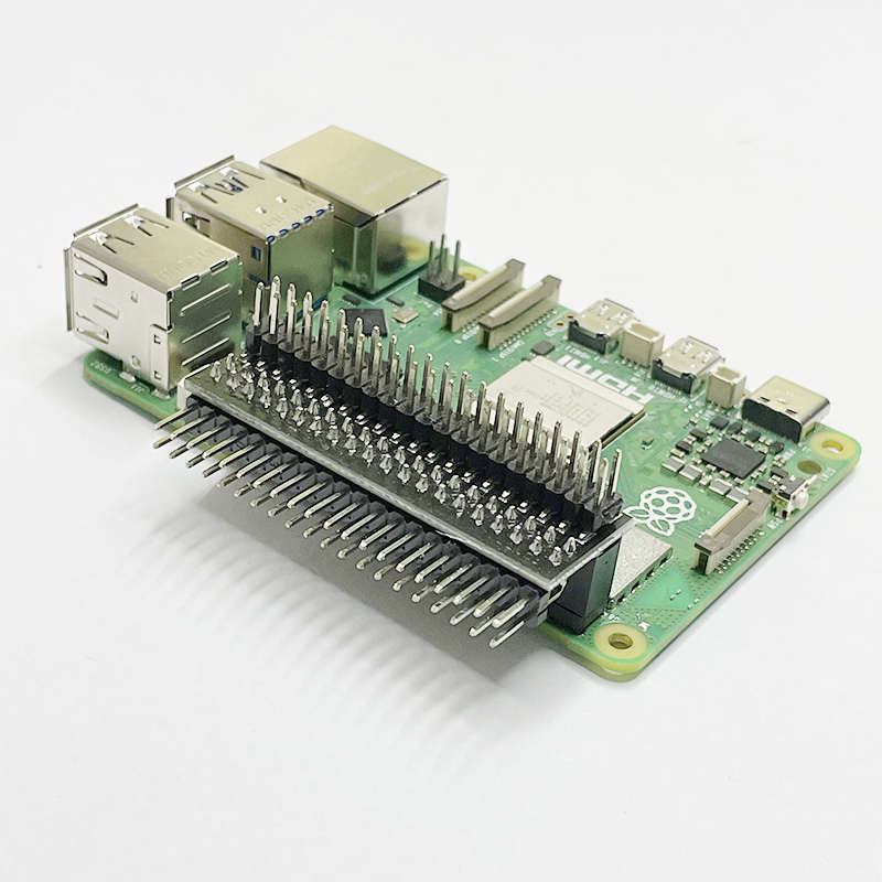 树莓派5 3B 4B GPIO边缘扩展板一分二 40PIN侧面引出排针多路复用