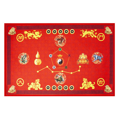 灵机麦玲玲新年七星地毯入户门地毯门垫家用厨房浴室门口