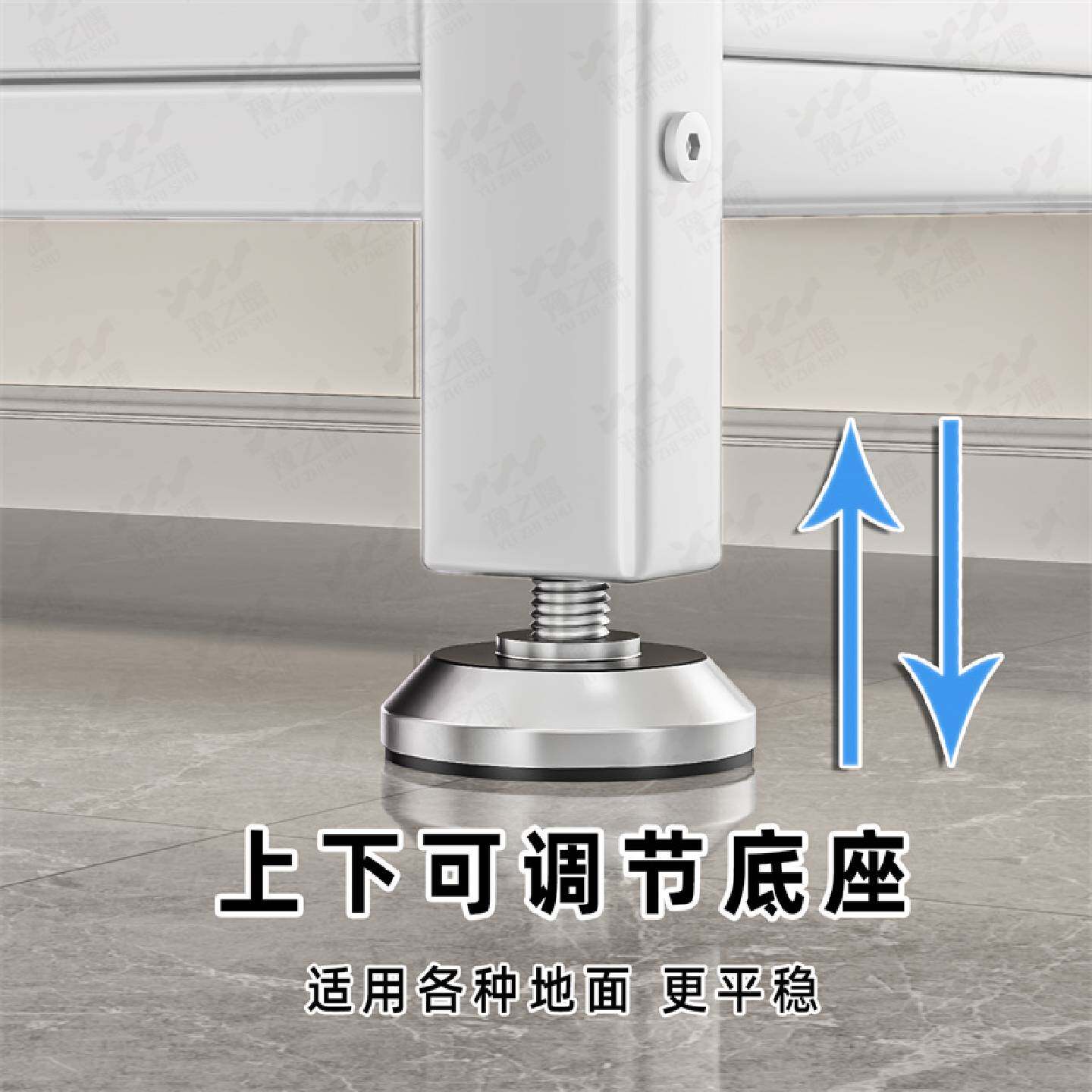 A厨房置物架落地多层夹缝储物柜小家电锅具收纳架子靠墙极窄餐边