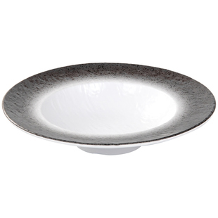 密胺草帽盘深盘创意餐具餐厅菜盘汤盘子西餐餐盘沙拉盘意面盘商用