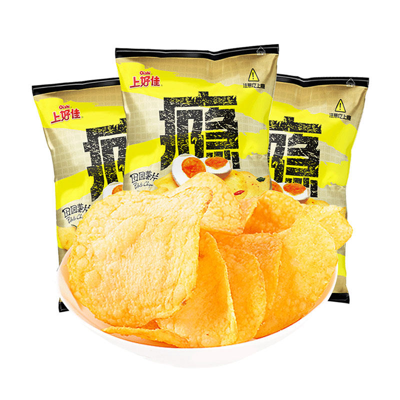 上好佳咸蛋黄薯片60g*5袋