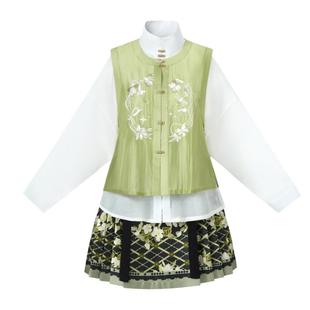 花朝记|萤火之歌|明制汉服元素竖领衫圆领比甲短马面裙可爱日常