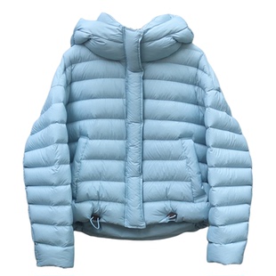 排骨连帽泡芙90白鸭绒羽绒服女2025秋冬新款宽松保暖加厚短款外套