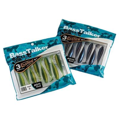 BassTalker鲈语者唤醒MINI小T尾软饵路亚饵黑坑精细钓组鲈鱼鳜鱼