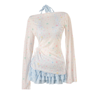 泳衣女款小胸聚拢泡温泉遮肚子分体裙式比基尼高级感纯欲风游泳装