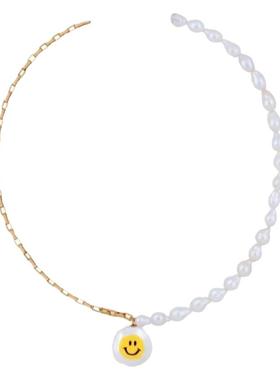 骄阳伴我白百何同款笑脸珍珠项链