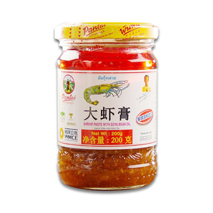 泰国潘泰大虾膏虾头油Pantai虾酱 开盖即食不腥冬阴功汤蘸料200g