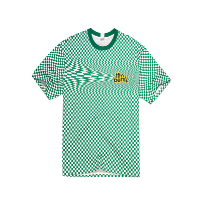 GRY港风ins打底棋盘格宽松T恤潮