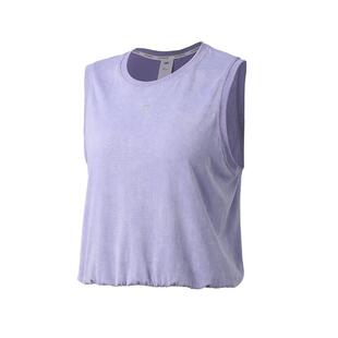 JSC运动背心水洗牛仔网球服凉感无袖宽松T恤罩衫健身跑步训练女