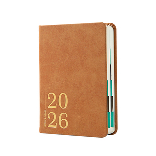 每日计划本2026年日程本笔记本本子高效周计划表便携式小号工作日志效率手册时间管理规划记录本记事本可定制