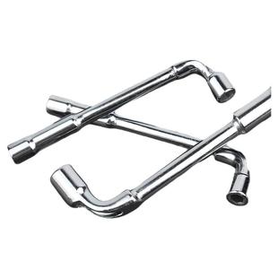 L型套筒扳手7字型烟斗型弯头穿孔扳手汽修工具双头外六角套筒大全