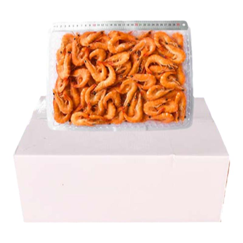 整箱百冰洋速冻连头熟虾3kg商用