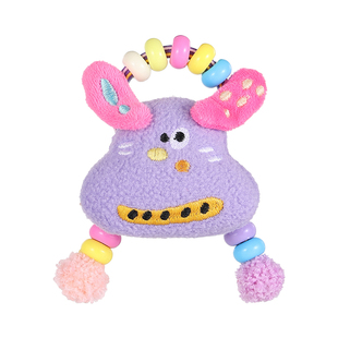 儿童可爱卡通丑萌小狗毛绒发圈2026新款扎头发皮筋小女孩头绳发饰