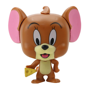 Q版猫和老鼠公仔汤姆猫 杰瑞鼠手办玩具摆件桌面装饰模型儿童礼物