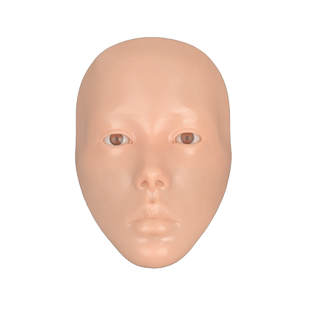 新手全脸化妆练习人脸学纹眉画眼线假面具仿真皮模特眼影彩妆面板