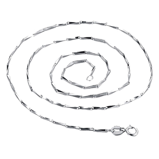 瓜子链S925银项链女短款锁骨链无吊坠细银链子银饰粗男士韩版简约