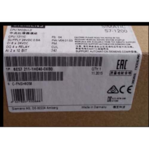 议价全新现货议价6ES72111HE400XB0西门子S71200CPU模块6ES72111H