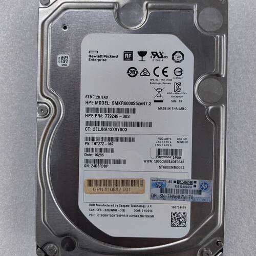 询价- 希捷 ST6000NM0034 SAS 6T 7.
