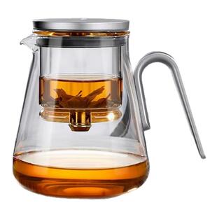 尚明磁吸飘逸杯2025新款玻璃内胆家用茶水分离泡茶壶耐热茶具送礼
