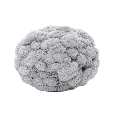 球球线编织毯子坐垫盖毯diy编织