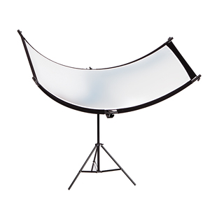 U型反光板曲面摄影弧形眼神证件照肖像照便携补光板反光屏柔光板人像拍照背景金银黑白四色合一u形反光板支架