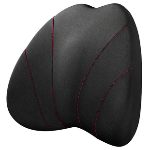 汽车腰靠护腰垫记忆棉靠背座椅腰枕司机车用四季背靠腰垫头枕套装