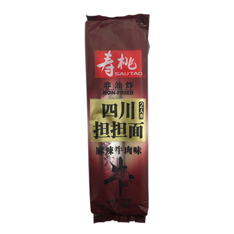 寿桃牌非油炸鲍鱼猪骨四川担担面