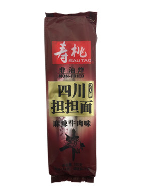寿桃牌非油炸鲍鱼猪骨四川担担面