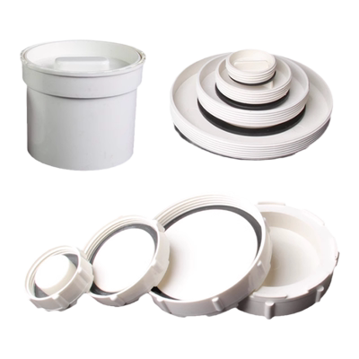 PVC排水弯头三通检查口单配盖子