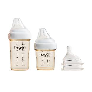 hegen海格恩新生儿婴儿奶瓶PPSU多功能宽口径防呛防胀气硅胶奶嘴