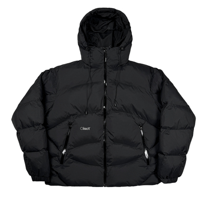 C.t2025冬季亮压胶戴帽分割棉服