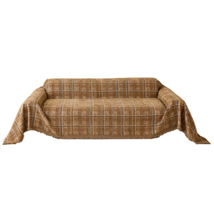 2026新款沙发巾一片式雪尼尔四季通用中古风复古高级感沙发盖布套