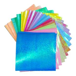 17X17厘米珠光纸25X25厘米彩色珠光闪光纸儿童折纸彩纸正方形纸