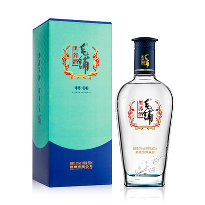 42度毛铺黑荞酒500ml低碳版送礼