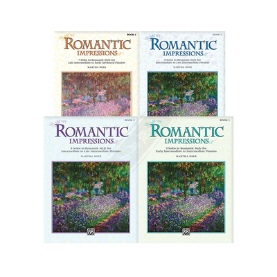 浪漫印象钢琴家的独奏曲全套1-4