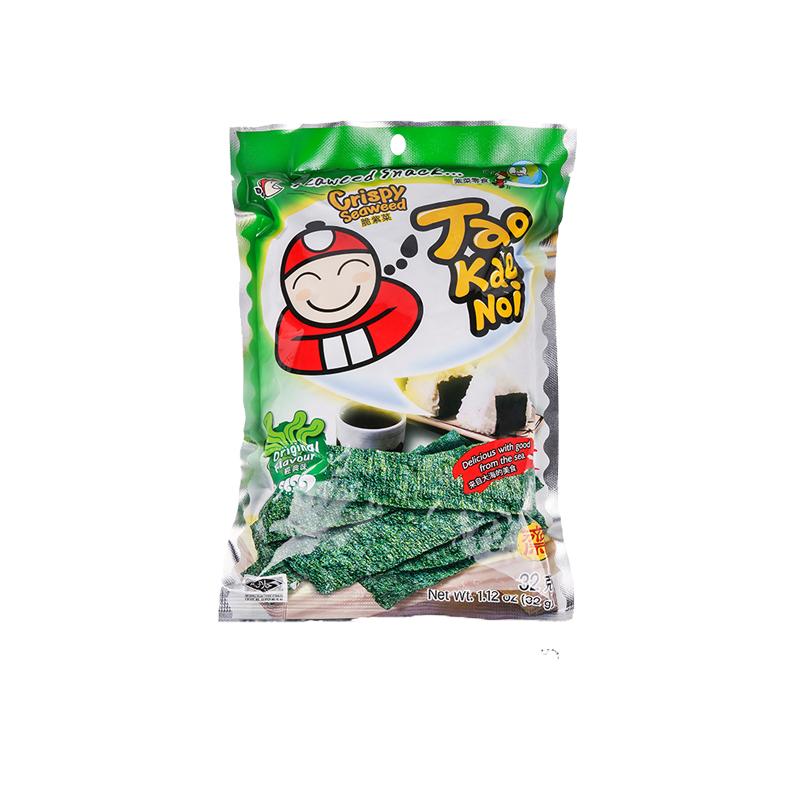 taokaenoi泰国进口小老板仔海苔片网红儿童拌饭经典香脆零食袋装